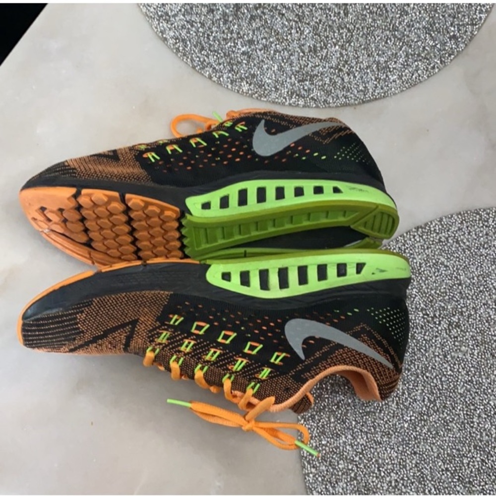 Nike Orange and Black Athletic Shoes